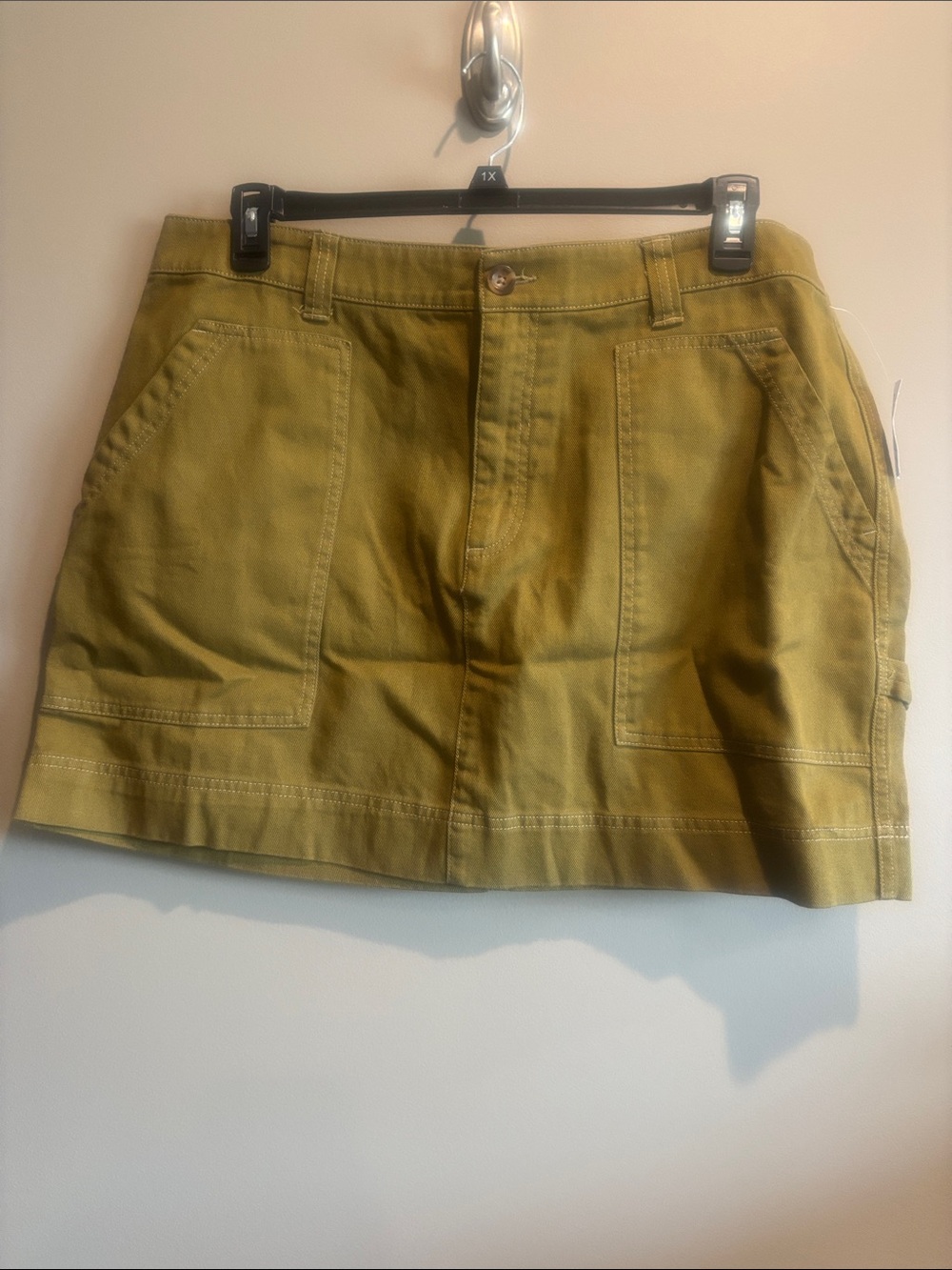 Old Navy Olive Green Utility Mini Skirt